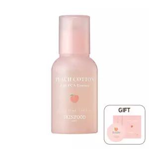 [스킨푸드] 피치뽀송 징크 PCA 에센스 50ML+증정 피치뽀송 파우더 소 +패드 2매입 *3