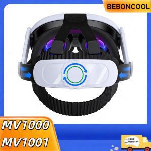 BEBONCOOL MV1000/1001 800mAh 배터리 VR 헤드 스트랩 조절 가능한 엘리트 - 메타 퀘스트 2/3/3S 몰입형 게
