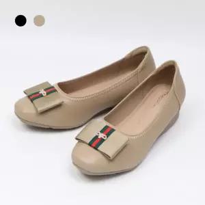 페조 여성 큐빅 펌프스 스퀘어토 웨지힐 구두 4cm PZSL-MJ-5169