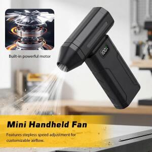 100000RPM 먼지 제거기 휴대용 전기 건조기 화면 디스플레이 충전식 자동차 컴퓨터 가정 사무실 청소용