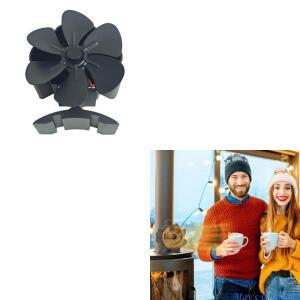 알루미늄 6개 잎 열 구동 벽난로 스토브 팬(목재 연소 순환 448A용)