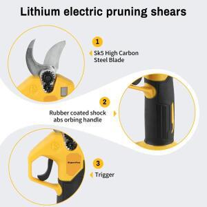 슈퍼팬 파워툴 무선 전동 전정기 고효율 나무 가지 트리머 정원 도구 (디월트 18V 배터리 핀 호환)