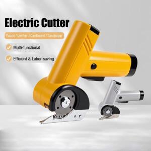 LED 조명이 장착된 무선 전기 가위 판지 절단기 2개의 블레이드가 있는 4단 속도 USB 충전식 직물