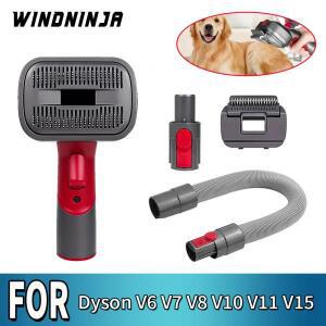 다이슨 V6 V7 V8 V10 V11 V15용 2-in-1 강아지 털 진공 브러시 키트, 털갈이 및 제거, 애완동물 도구