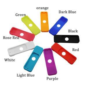 다채로운 실리콘 보호 케이스 커버, 애플 TV 4 용 낙하 방지 스킨, 원격 제어 방진 방수 프로텍터