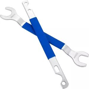 DASBET 32mm 및 팬 클러치 렌치 제거 도구 세트 워터 펌프 풀리 홀더 BMW 포드 GM 닷지 쉐보레 지프 2 PCS