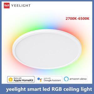 Yeelight 스마트 Led RGB 천장 조명 Wifi 24W Dimmable 2700K-6500K APP Homekit Mi home으로 초박형 음성