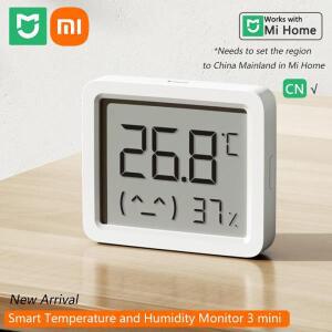 Xiaomi 스마트 온도 및 습도 모니터 3 미니 고정밀 센서 Mijia Bluetooth 메쉬 연결 경량 휴대용