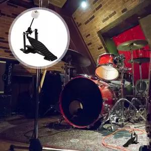 내구성 있는 드럼 풋 페달 유용한 악기 킥 액세서리 블랙 칼림바 마림바 건반 전자