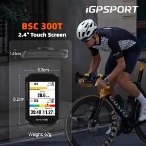 호환 iGPSPORT BSC300T GPS 자전거 컴퓨터 무선 터치스크린  오프라인 내비게이션(오프코스 경고 기능 포함