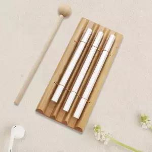 말렛 트리오 핸드 차임 순수한 톤 나무 헬드 기도용 뮤지컬 우드 치유 마음 챙김 명상 칼림바 마림바 건반