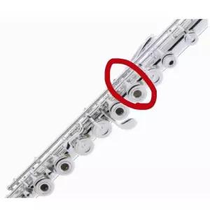 플루트 오픈 홀 A 키 니켈 도금 수리 부품 신제품 5 개 칼림바 마림바 건반 전자 악기