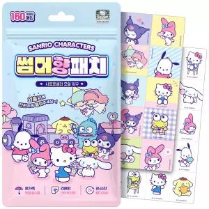 썸머패치 산리오캐릭터즈 160매 유아 대용량 여름 향 스티커