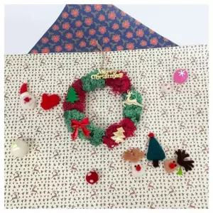 미술교구- 크리스마스 모스 리스 만들기4인용