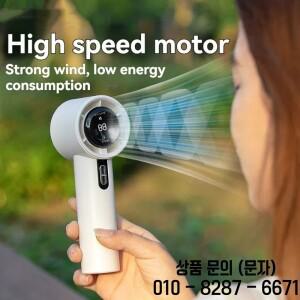 2개 USB 충전식 휴대용 선풍기   LED가 포함된 100단계 터보 냉각 야외 캠핑 및 사무실용 미니