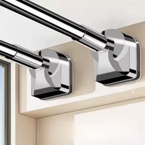 무타공 건조대 다기능 빨래대 커튼봉 대체용 천장 설치