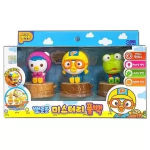 풀백 뽀로로 자동차 패티 크롱 세트 유아 어린이완구 자동차놀이