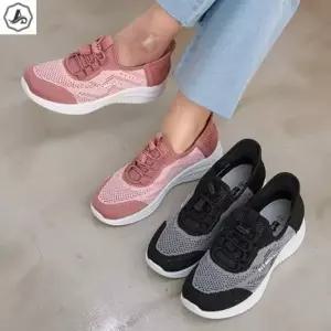 [애슬릿] 키높이 운동화 끈없는 스토퍼 메쉬 단화 봄 3cm