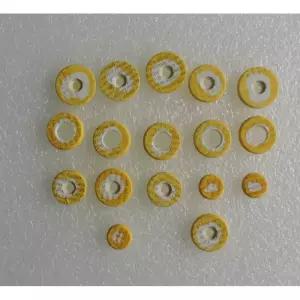 플루트 부품: 1 세트 17 오픈 홀 패드 칼림바 마림바 건반 전자 악기