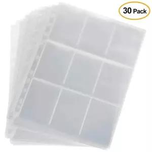 보드게임 9 카드 수호자 슬리브 포켓 게임 트레이딩 타로 앨범 페이지 스티커 용 바인더 시트 우표 보관