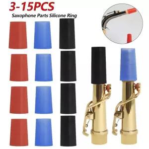알토 색소폰 벤드 넥 수리 부품 코르크 대신 실리콘 링 악기 액세서리 3-15 개 칼림바 마림바 건반 전자