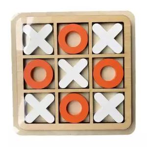 보드게임 Tic-Tac-Toe 게임 훈련 체스 보드 테이블 장난감 시뮬레이션 교육용 나무 소재