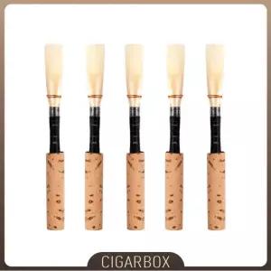 중간 소프트 코르크 오보에 리드 강도 수제 블랙 5 개 칼림바 마림바 건반 전자 악기