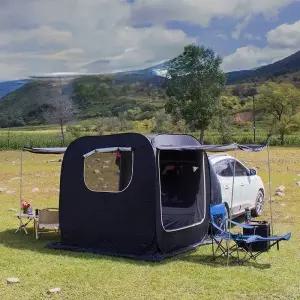 차박 도킹 차량용 텐트 자동차 후면 확장 자동 팝업 4-6 인용 자가 운전 야외 캠핑 쉼터 SUV 해변 캐노피