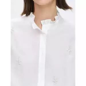 팔콘 여성용 셔츠 루즈핏롱 진주 큐빅 차이나 긴팔 KKE1