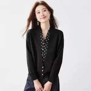 팔콘 투피스 페이크 여자 여친 니트 루즈핏롱 긴팔 셔츠 쿨링 겉옷 카디건 봄옷 KKE1