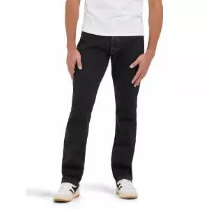 Wrangler 남성용 프리 투 스트레치 애슬레틱 핏 진 블랙 워시 40 x 30 [호환]