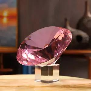 크리스탈 종이 무게추 면 컷 유리 거대한 다이아몬드 주얼리 홈 장식 공예 8 가지 색상 칼림바 마림바 건반