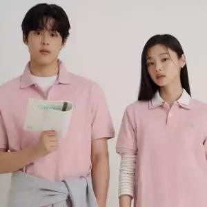 [백화점 정품] 빈폴 멘 [SS26][Essential] 피케 칼라넥 반소매 티셔츠 - 코럴 :BC6242E717