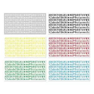 데코 특수기호 다꾸 영문 컬러 이니셜 다이어리 미니 스티커 레터링 데코