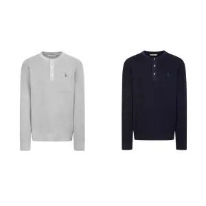 매장정품 HAZZYS 헤지스 [26SS] [2컬러 택1] 헨리넥 짜임 100% 면 니트 (HZSW6A202) 1253851