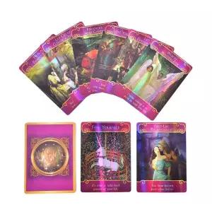 보드게임 홀로그램 로맨스 천사 오라클 타로 카드 영어 보드 게임 플레잉