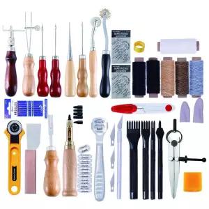 가죽공예키트 공예도구 가죽바느질 펀치조각 가죽작업 ADl9+4fgT