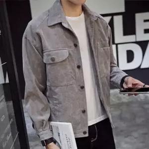 캐주얼 린넨 남자라이더자켓 남성 골덴 가죽 가을신상 [m4B4247]