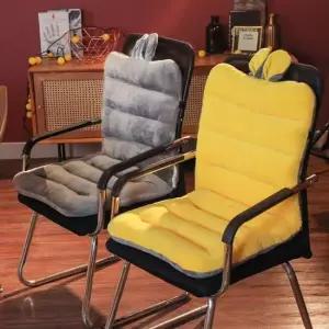 사무실 의자 등받이 푹신한 쿠션 방석 극세사 매트 식탁의자방석 식탁방석 큰방석 겨울방석