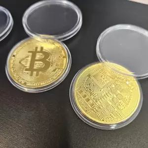 비트코인 모형 주화 기념 코인 선물용