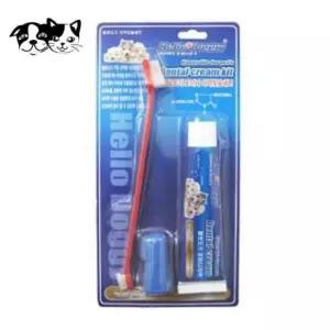 [반려] 애견용품 70g 치약칫솔세트 헬로도기 강아지집 강아지