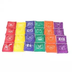 학교 체육용 동물 모양 오재미 콩주머니 빈백 24개