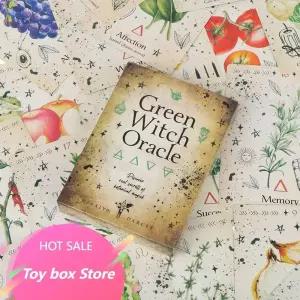 보드게임 녹색 마녀 오라클 카드 타로 예언 점술 갑판 가족 파티 보드 게임 초보자