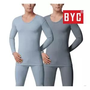 WHYNCO BYC 남성 내복 상하의세트 면100% 남자 내의 보온 가을 겨울