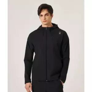 스파이더 SPYDER 남성 더블 페이스 트레이닝 후드 집업 SPLPCNFT202MBLK 466687