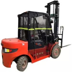 지게차 비닐커버 바람막이 두산 단열 천막 방풍 가림막