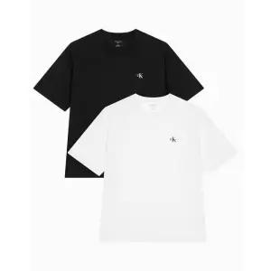 [백화점 홈쇼핑 정품] 캘빈클라인 진 공용 CK 2PACK 반팔 티셔츠 반팔티 4RAB217 (4RAB217-3GE)