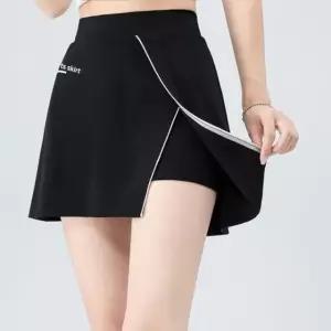 사이드 컷아웃 포인트컬러 트레이닝 미니스커트 머스트해브타이즈 VCp8+6Ael