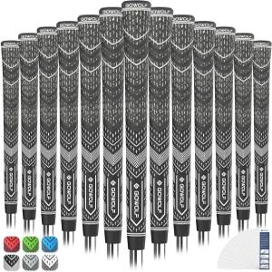 고울프 골프 그립 코드 고무 멀티 컴파운드 드라이버 언 클럽 15개 테이프가 있는 13개 선택 또는 풀 키트