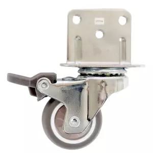 HK캐스터 TPR 1인치 L형 BK 바퀴 / 침대 가구바퀴 협탁발통 협탁테이블